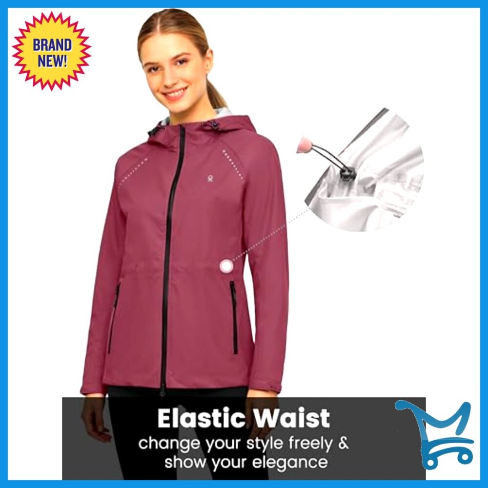 Lightweight Packable Cycling Jacket Waterproof Wi… - image 3